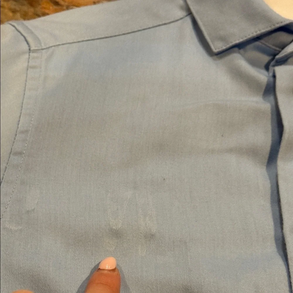 Calvin Klein Light Blue Button-Down Dress Shirt boys size 10